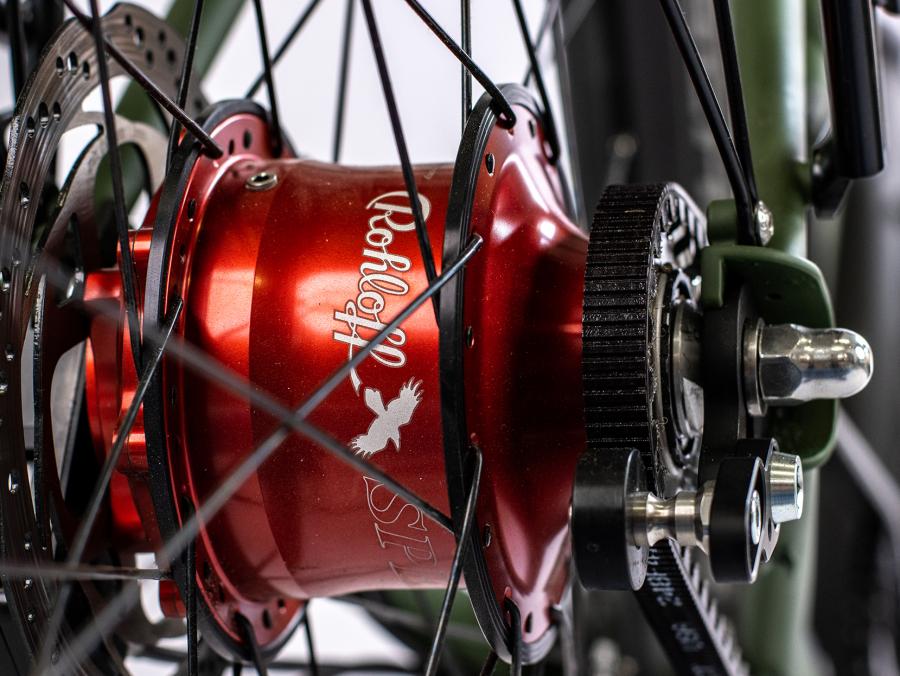Rohloff Speedhub 500/14 mit Gates Riemen